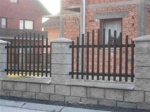 Aluminijumske i staklene ograde i kapije, primer izvedenog rada