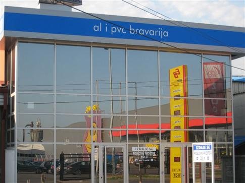 Staklene i Alubond fasade, primer izvedenog rada