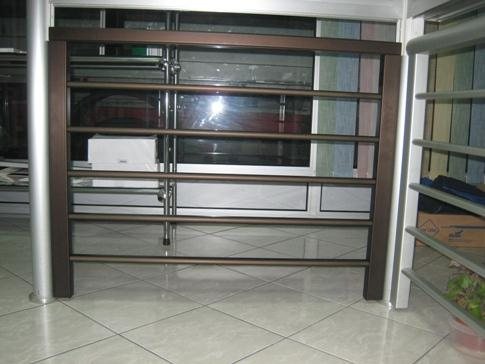 Aluminijumske i staklene ograde i kapije, primer izvedenog rada